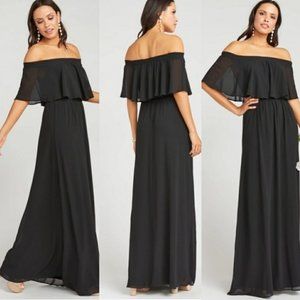 Show me your MUMU Hacienda Maxi Dress Black L